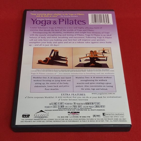 Louise Solomons Yoga & Pilates DVD - Picture 4 of 11